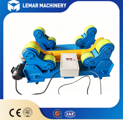 60T Heavy Duty Self-Aligning Welding Turning Rolls with Variable Frequency Drive for Pressure Vessels