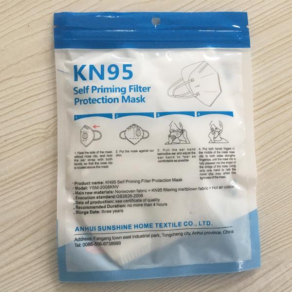 Disposable Dust FDA With Valve 5 Layer Adult KN95 Mask