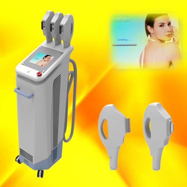 Three handles IPL Hair Removal Machine for hair removal and skin rejuvenation