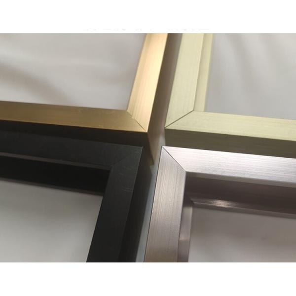 Matte Gold Aluminum Extrusion Profiles for Timeless Picture Frames/Mirror Frames