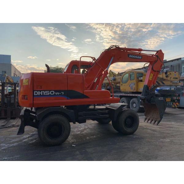 150 210 Doosan Wheel Excavator Second Hand