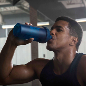 PP Food Grade Lid BPA Free Protein Shake Bottle Contemporary Design Style for Workout