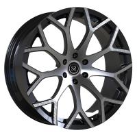 6-130 20x10 Brilhante Negro Brushed Face 1-PC Custom Forjado Jantes Para Toyota GranAce H300