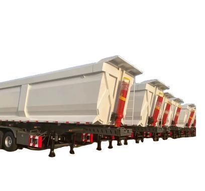 Customization 20FT 40FT Hydraulic Lift Flatbed Trailer Forward Tilt Dump Bed Semi Trailer