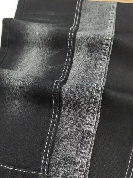Siro Yarn Cross Slub 75%Cotton High Stretch Denim Fabric 10oz For Woman Jeans