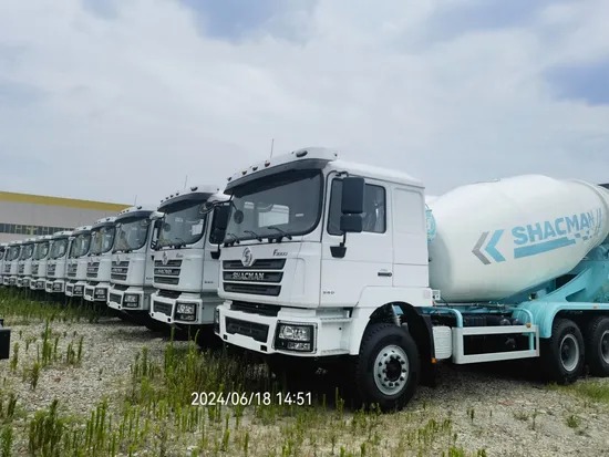 Shacman 10/12 Cubic Meters Concrete Mixer Truck