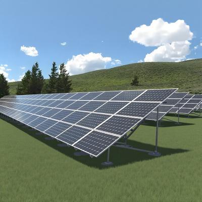 Sistema fotovoltaico Soporte solar Terreno solar Sistema de energía solar Montaje de soporte