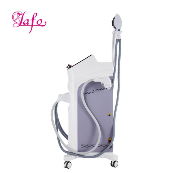 NEW design! 4 in 1 opt IPL+ 808nm diode laser + rf +nd yag laser beauty salon equipment ipl laser hair removal machine