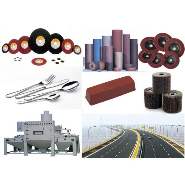 Black Fused Alumina Aluminium Oxide Blasting Media For Polishing Stainless Steel Tablewares