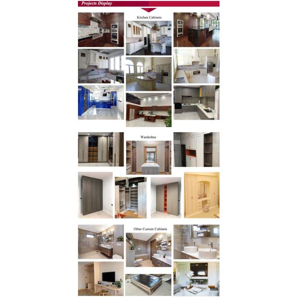 Solid Wood Multicolor Modular Kitchen Cabinet Shaker Door Kitchen Pantry Cupboard