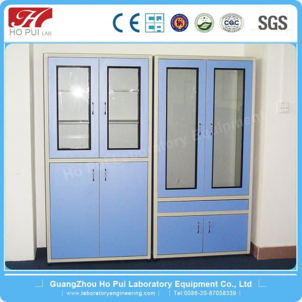 Fireproof / Waterproof Biology Lab Furniture , Custom Medicine Cabinet PVC Handle