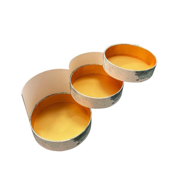 Custom 3-Ply Uncoated Cardboard Round Cylinder Tube for Chocolate & Tea Packaging
