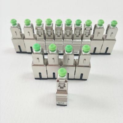 SC APC Fiber Optic Attenuators / Male And Female Fixed Single Mode Fiber Attenuator