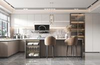 Armoires de cuisine de style italien en bois sur mesure
