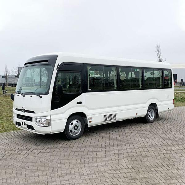 Good Condition Toyota Used Bus 30 Passenger Mini Coaster Bus with Manual Transmission