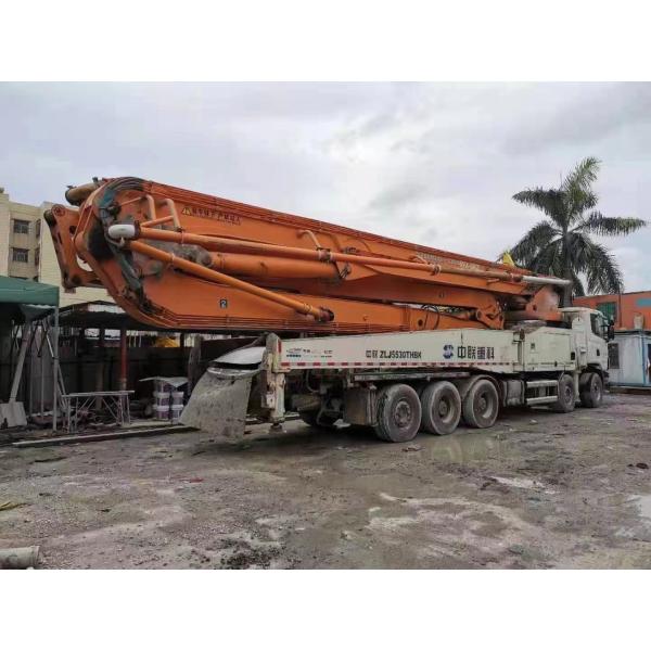 Zoomlion 63m 52m Trailer Pump Stationary Pump Mobile Pump with 1370mm Feeding Height
