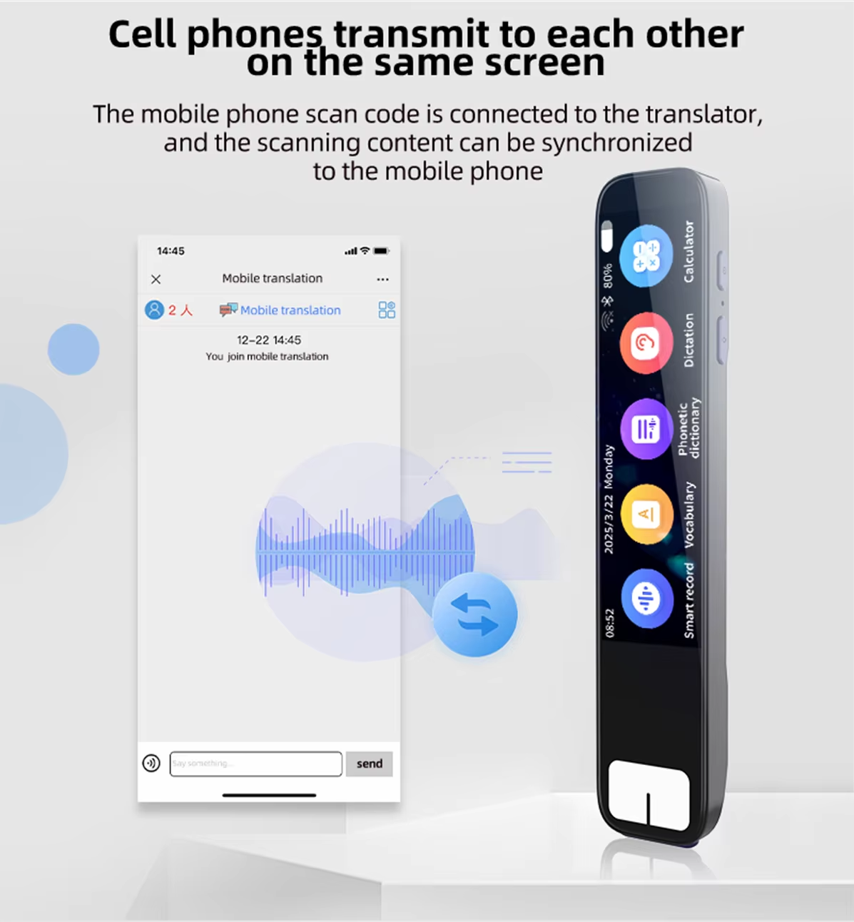 Smart Translator Pen 134 Languages Online & 13 Offline For Learning Business S08B