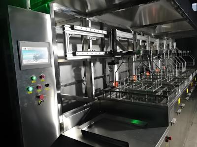 Single Arm Automatic Cleaning Machine Includ Spraying Ultrasonic Vacuum