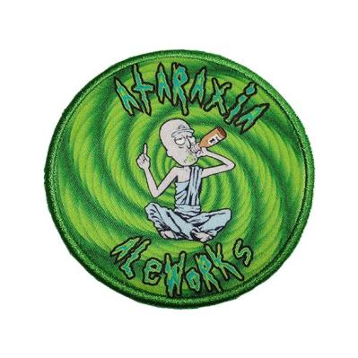 Embroidered Edge Dye Sublimation Patches For Clothing / Hats