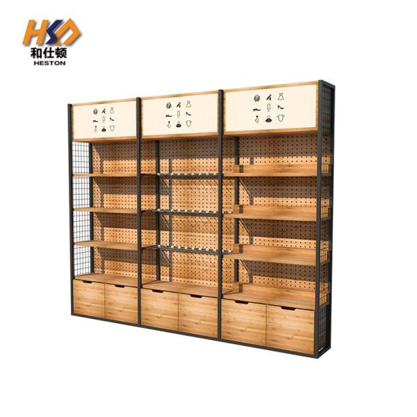 1000mm 100kg Grocery Shelf Rack For Supermarket Gondola 2100M