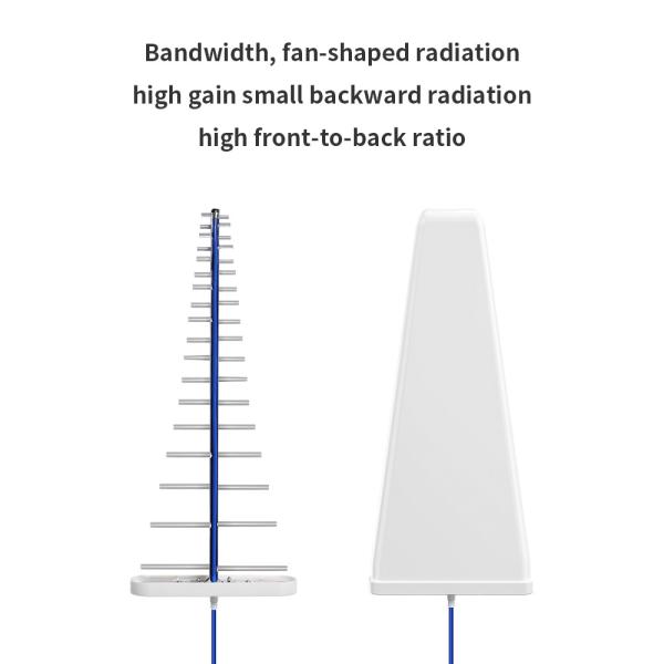 12dBi 14dBi Antenna LPDA Direccional à Água para 4G 5G LTE 698-2700 MHz
