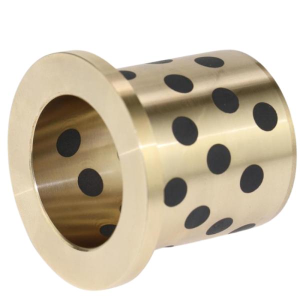 Graphite Plugged Flanged Bronze Bushing JFB SL2