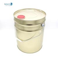 Seaux vides de 5 gallons d'or, rond 20L Tin Bucket Pail