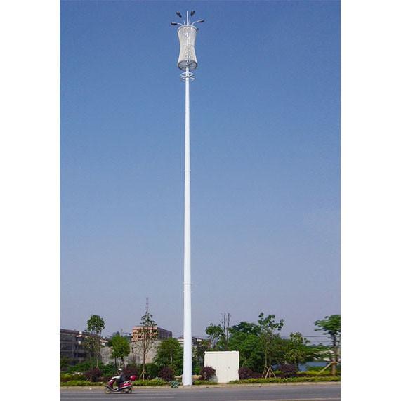 Multifunctional Steel High Mast Light Tower 45m Weldable Structural