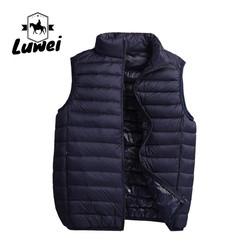 Moda Plus Size Casacos com almofadas Slim Fit Compressão Utilidade Colete de bolha Veste sem mangas Roupas acolchadas Veste superior masculino