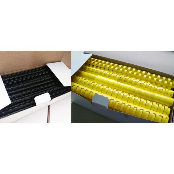 Вязка гребня колец 250mic PVC 21 пластиковая для тетради