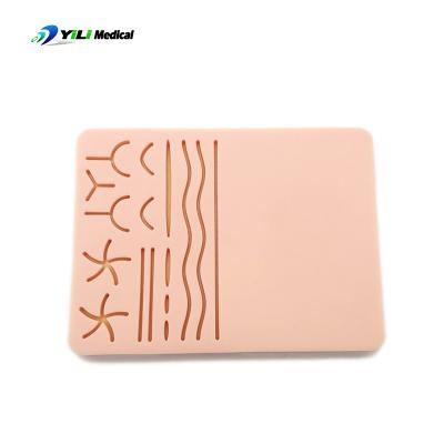 DIY Creative Suture Practice Kit Silicone Simulation Skin Wound Suture Training Pad