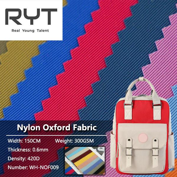 Tela de nylon dos bens 100% Oxford da sarja, tela tecida impermeável do plutônio para exterior