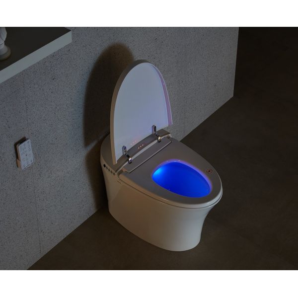 Arrow Remote Control Modern Ceramic Smart Toilet Bidet with Concealed Tank for Bathroom