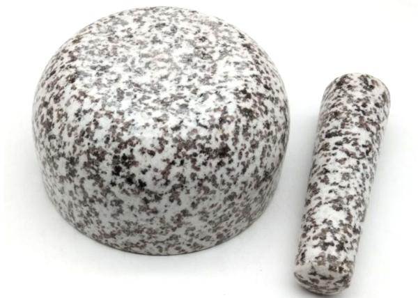 Comprimido de pedra do almofariz e do pilão do granito do produto comestível que esmaga o moedor Set da medicina