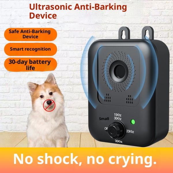 Ultrasonic Electronic Intelligent Rechargeable Plastic Dog Repellent Barking Control 20+ Hours Battery Life Portable Outdoor