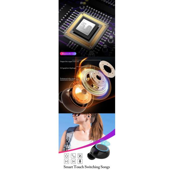 Шум M11 TWS активный отменяя загрузочную коробку наушников 3300mAh