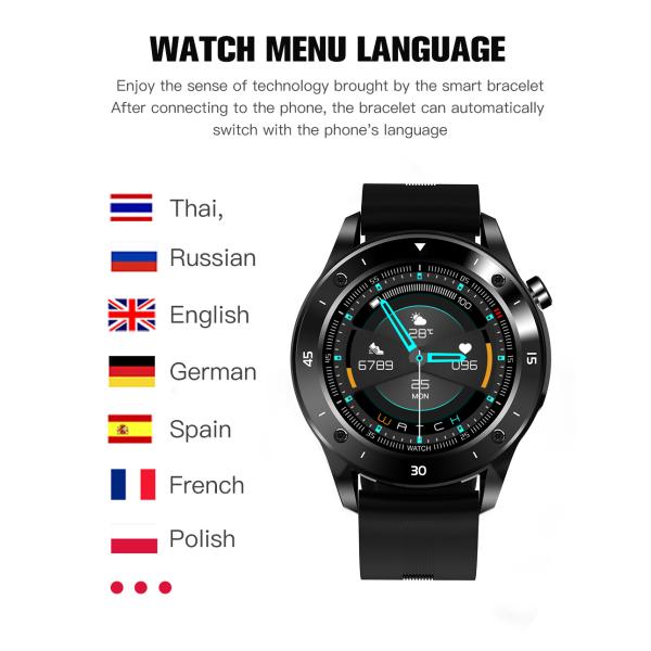 NFC F20 Classic Minimalist Watches Heart Rate Sedentary Reminder Monitor Relojes Inteligentes