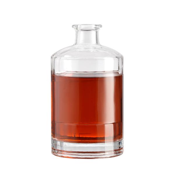 Clear Glass Large Round Bottles 500ml 1000ml 1500ml for Wine Whiskey Vodka Industrial