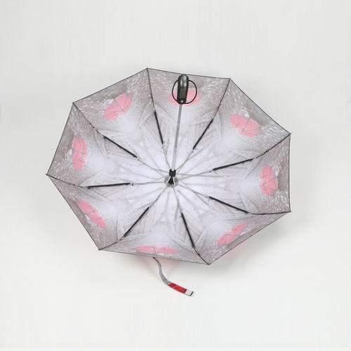 21 inch navy blue auto open close umbrella with black rubber coating handle for  men