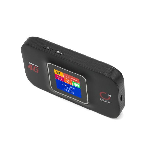 Черноты маршрутизатора OLAX MF982 Точка доступа Wifi мобильной Mifi 4G беспроводной перезаряжаемые для перемещения