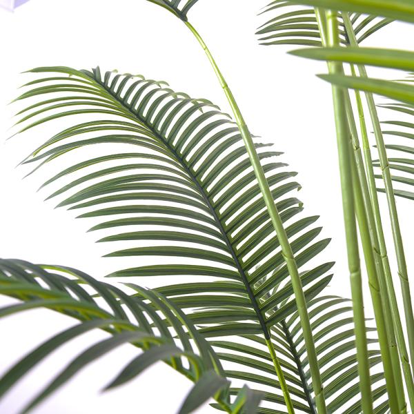 6FT Artificial Areca Palm Tree-Lifelike Palm Plant,Faux Tropical Areca Floor Plant Tall Faux Silk Large Artificial Plants for Indoor Home Living Room Corner Decor