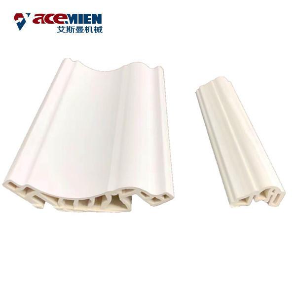 Plastic Profile WPC Extrusion Machine , PVC Wood Tile Die Extrusion Line