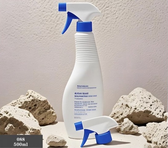 Customized Plastic Home Cleaning Bottles 500ml Spray PE Bottle