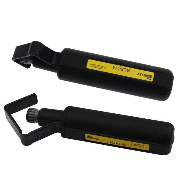 RIPLEY Miller Fiber Optic Cable Tools RCS-114 RCS-158 Fiber Optic Round Cable Stripper