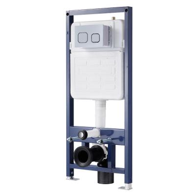 Side Water Supply Behind Wall Toilet Cistern With Efficient 6L Flush Volume