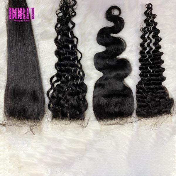 HD Human Hair 4*4 Lace Closure Body Wave Swiss Lace Closure 16-22 Inch