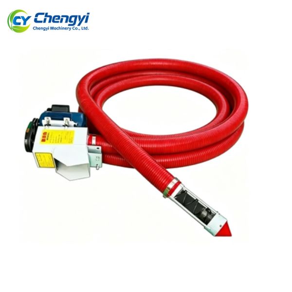 Non Rust Grain Screw Conveyor 10m Length Screw Type Grain Collector Machine
