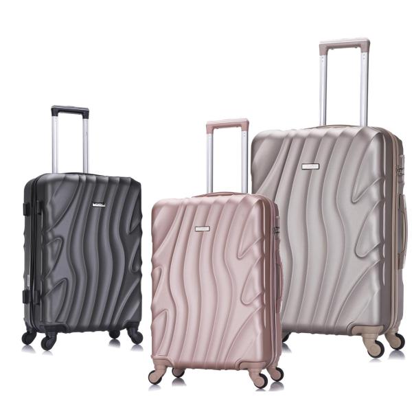 Electronics Brushed Anti Scratching Hard Shell Cabin Suitcase Ergonomic Design