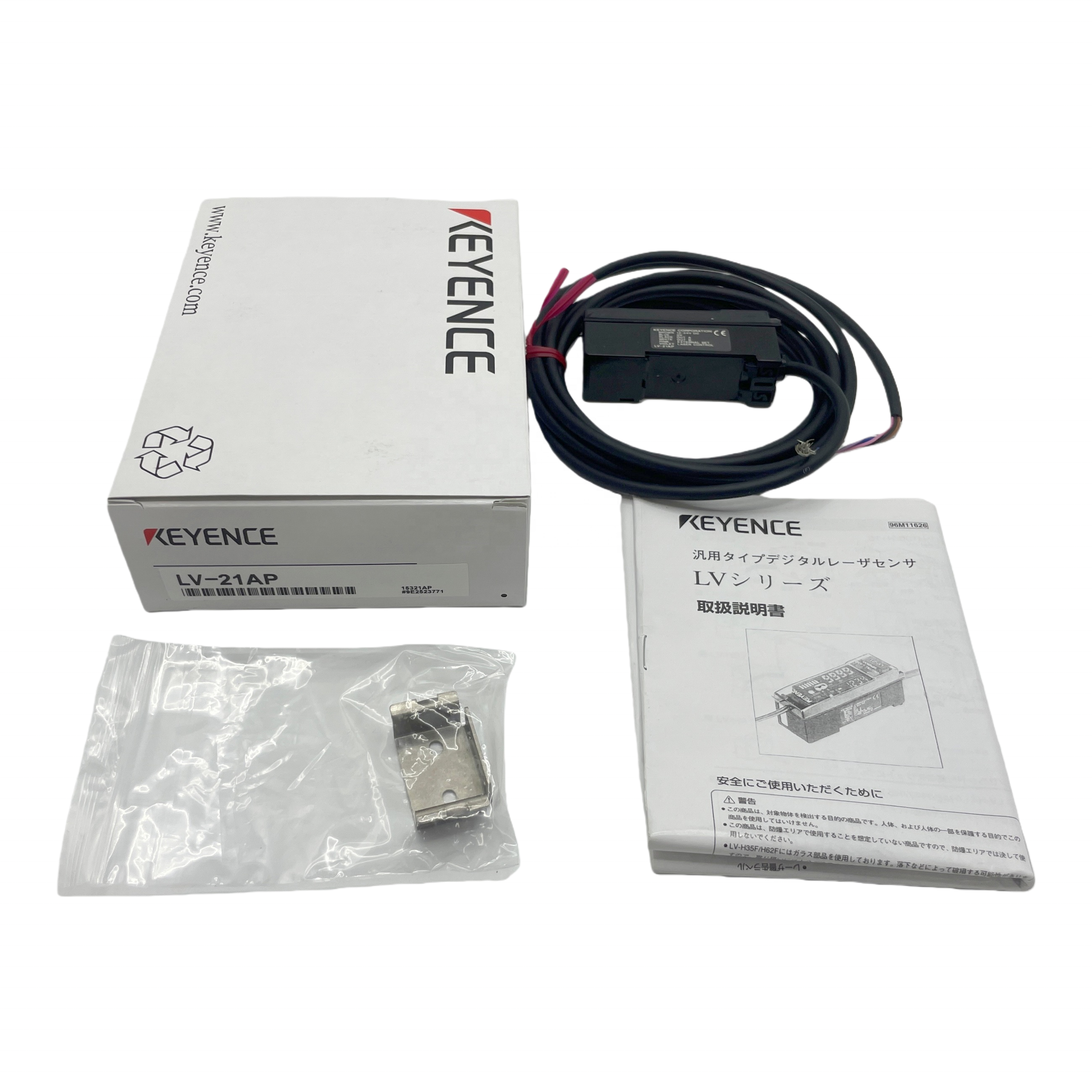 KEYENCE LV-21AP Products Description PNP Digital Laser Sensor Amplifier Model: Type: Unit
