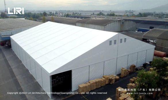 DIN4102 Fire Retardant Outdoor Warehouse Tent With PVC Sidewall